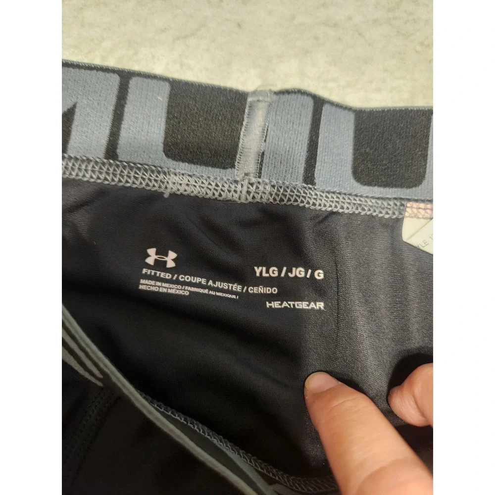 Under Armour Boxer‎ Brief Boys Large YLG HeatGear Fitted Performance Underwear